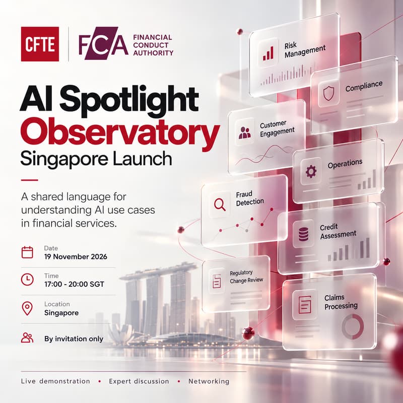 Cover Image for AI Spotlight Observatory | FCA x CFTE | Singapore Launch