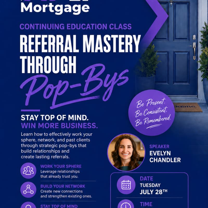 Cover Image for Referral Mastery Realtor CE Class - By KAI Mortgage