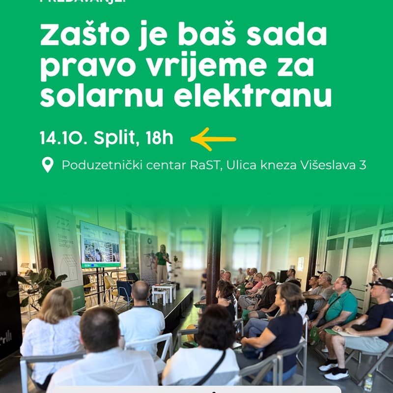 Cover Image for Predavanje o solarnoj elektrani?
