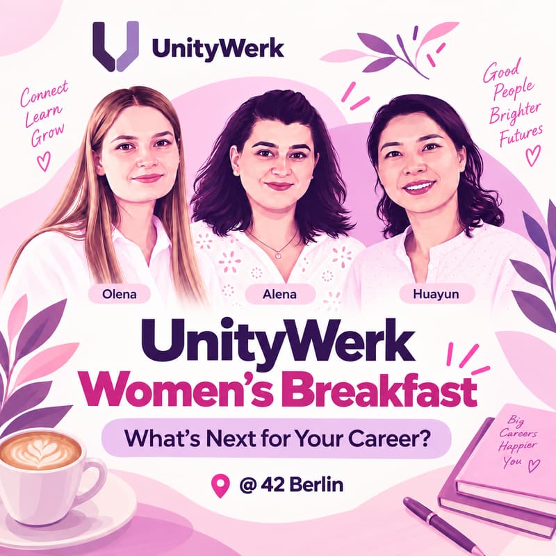 Cover Image for UnityWerk Women’s Breakfast @ 42 Berlin: What’s Next for Your Career?