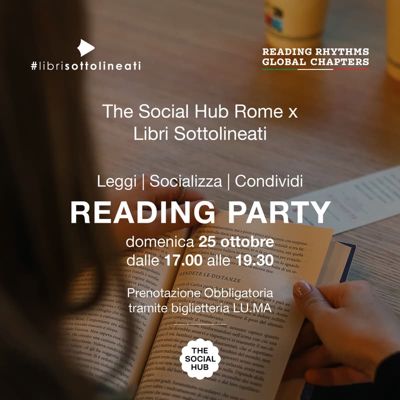 Cover Image for Reading Party Roma: domenica 25 ottobre