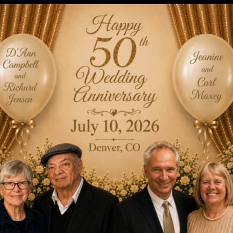 Cover Image for 50th Wedding Anniversary Celebration