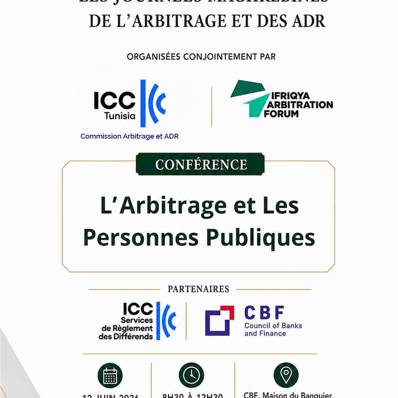 Cover Image for Conférence: L'arbitrage et les personnes publiques