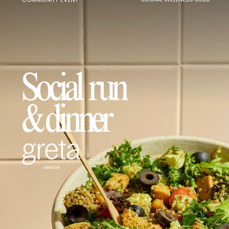 Cover Image for Social Run & Dinner TEMPLE X GRETA
