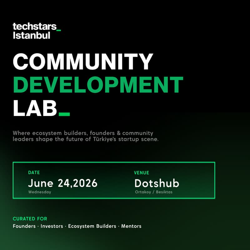 Cover Image for Techstars Community Development Lab Istanbul'26