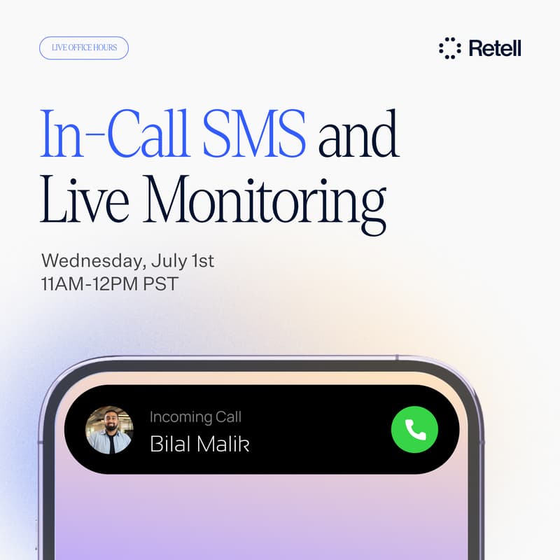 Cover Image for Retell AI Office Hours