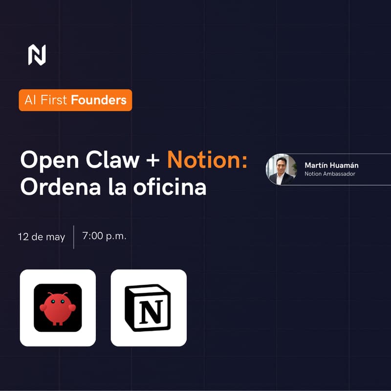 Cover Image for Open Claw + Notion: Ordena la oficina