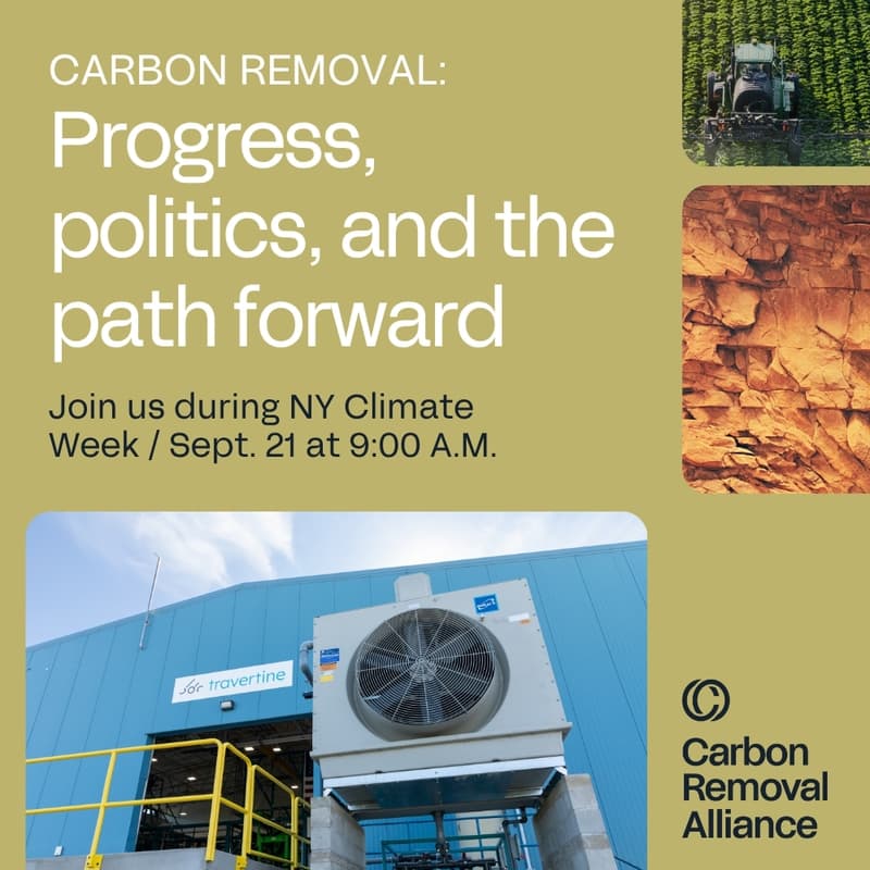 Cover Image for Carbon Removal: Progress, politics, and the path forward