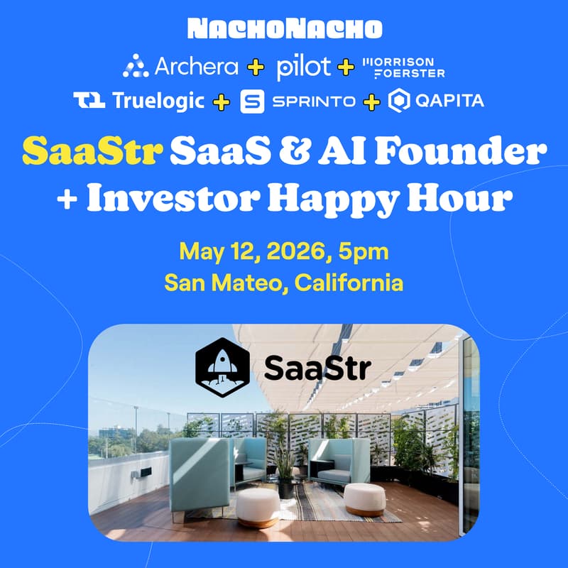 Cover Image for SaaStr SaaS & AI Founder + Investor Rooftop Happy Hour