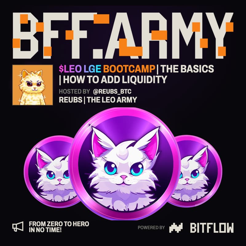 Cover Image for $LEO LGE Bootcamp — The Basics | How to Add Liquidity