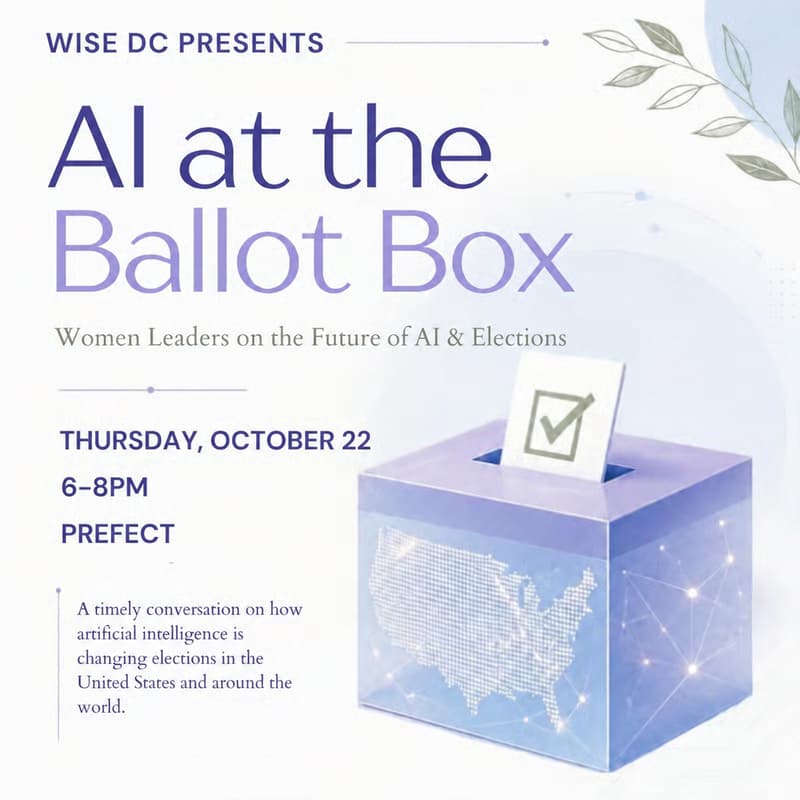 Cover Image for AI at the Ballot Box: Women Leaders on the Future of AI & Elections