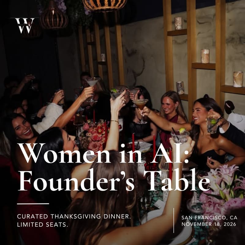 Cover Image for Women in AI: Thanksgiving Founders Table