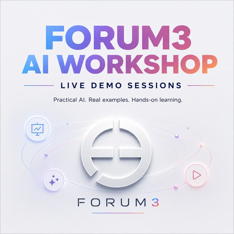 Cover Image for Forum3 AI Workshop - Getting the most out of Claude