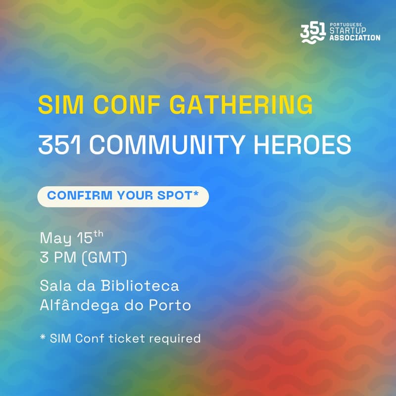 Cover Image for 351 Community Heroes @ SIM Conference