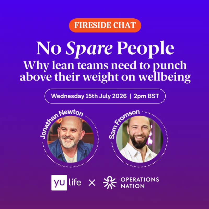 Cover Image for No Spare People: Why lean teams need to punch above their weight on wellbeing