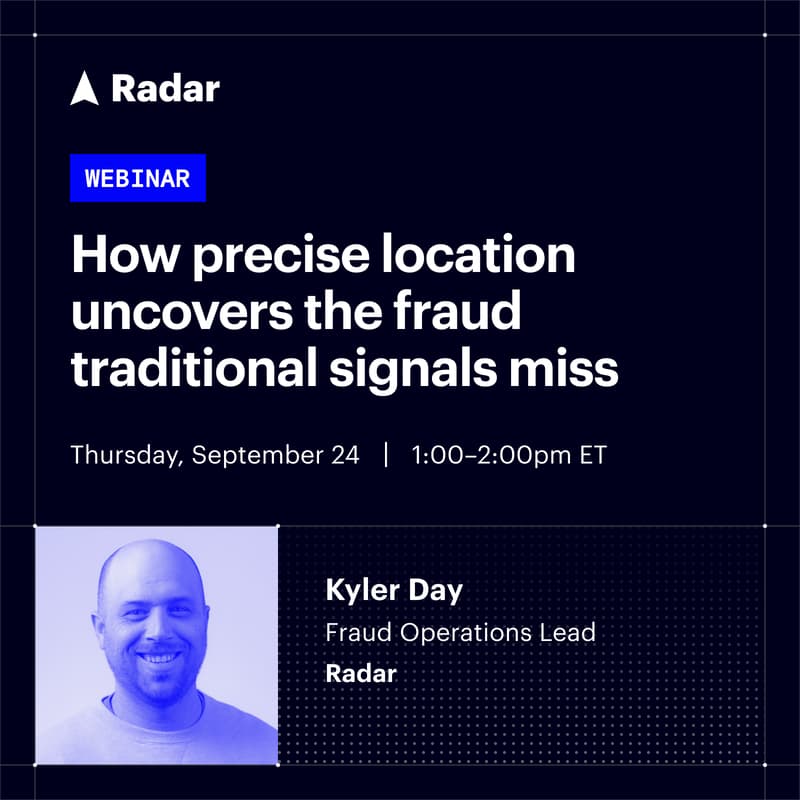 Cover Image for How precise location uncovers the fraud traditional signals miss