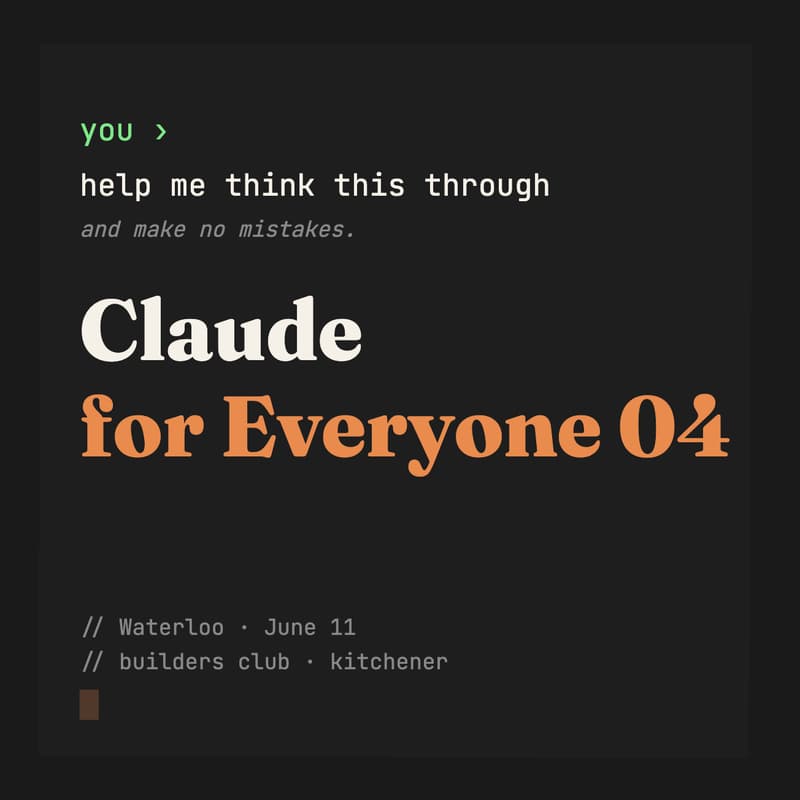 Cover Image for Waterloo | Claude for Everyone
