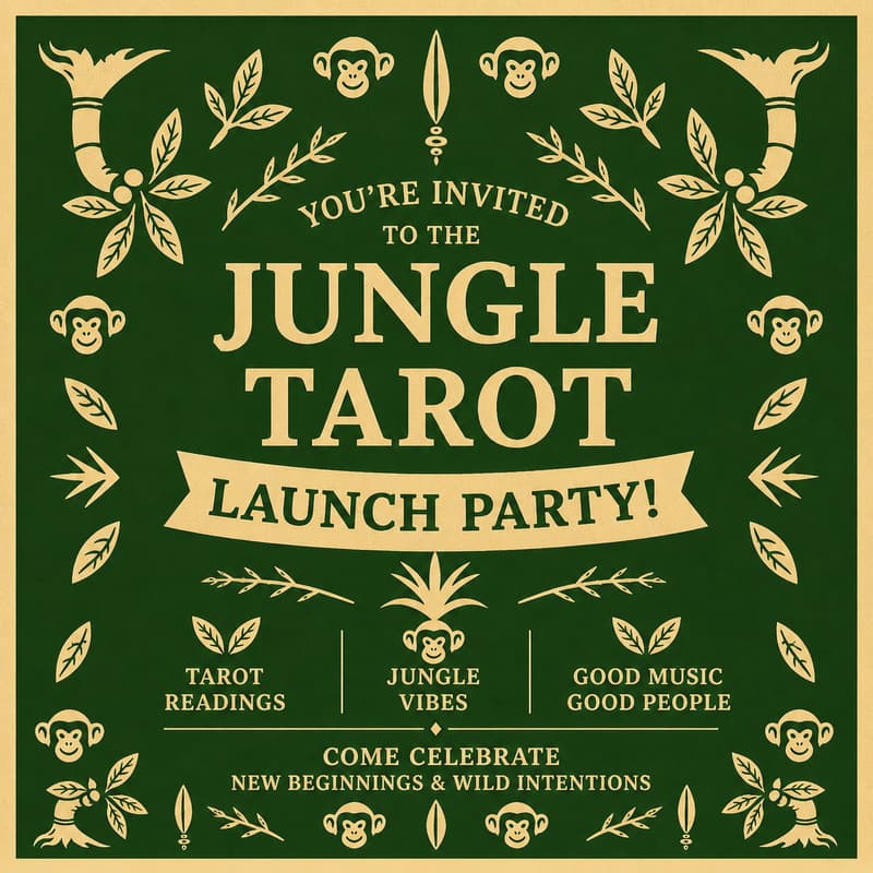 Cover Image for Jungle Tarot Launch Party @Farm.One Brewery