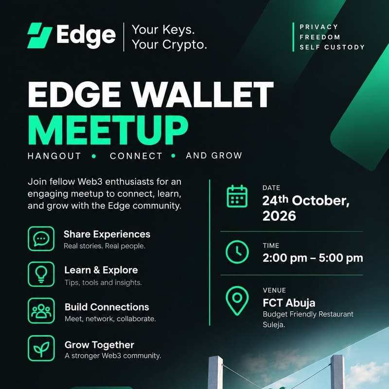 Cover Image for Edge Walle MeetUp Suleja.