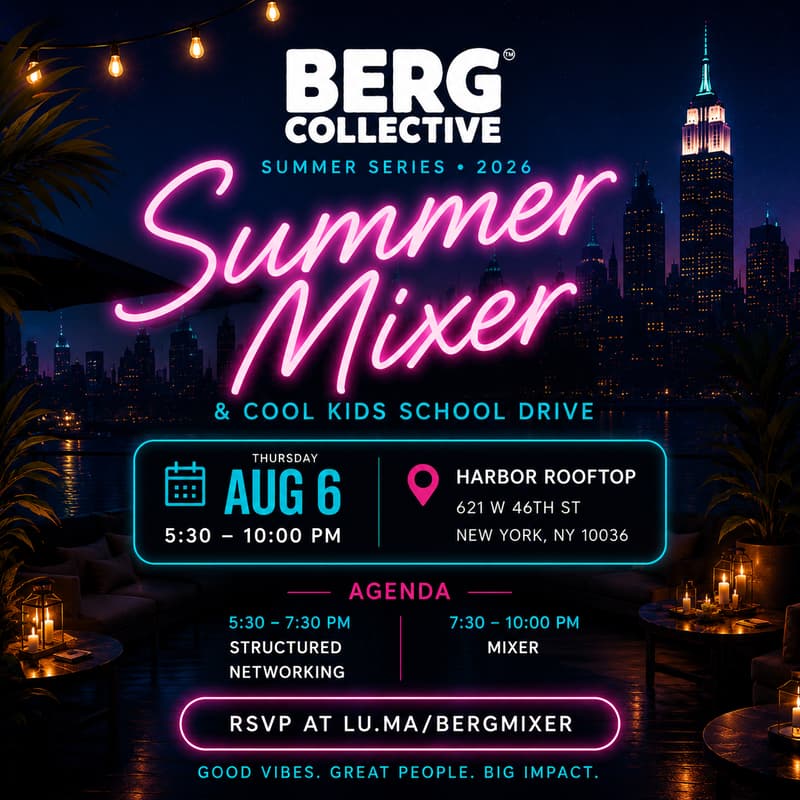 Cover Image for BERG Summer Networking Mixer