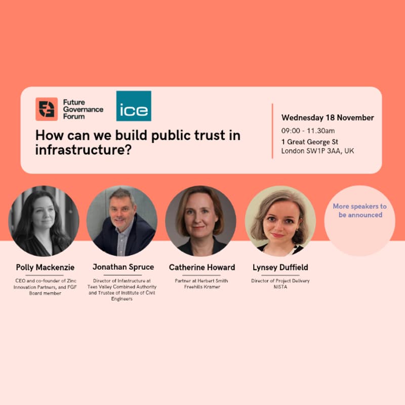 Cover Image for How can we build public trust in infrastructure?