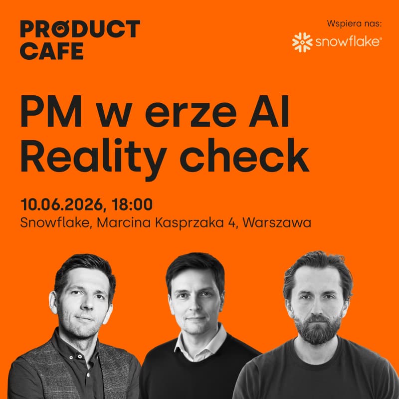 Cover Image for #16 ProductCafe | WaWa | PM w erze AI - reality check