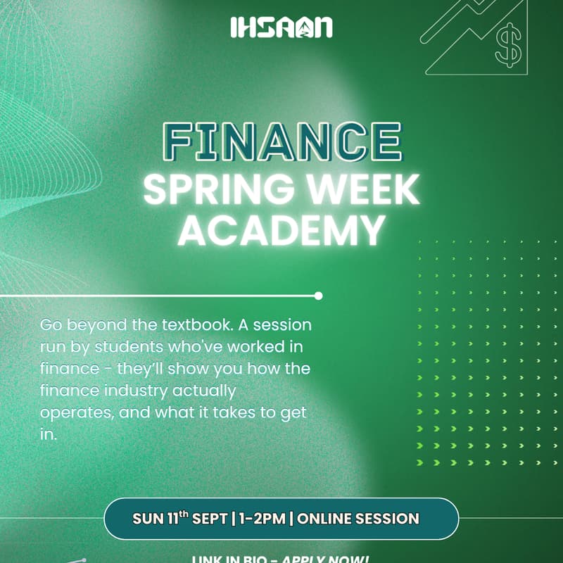 Cover Image for Finance Spring Week Academy
