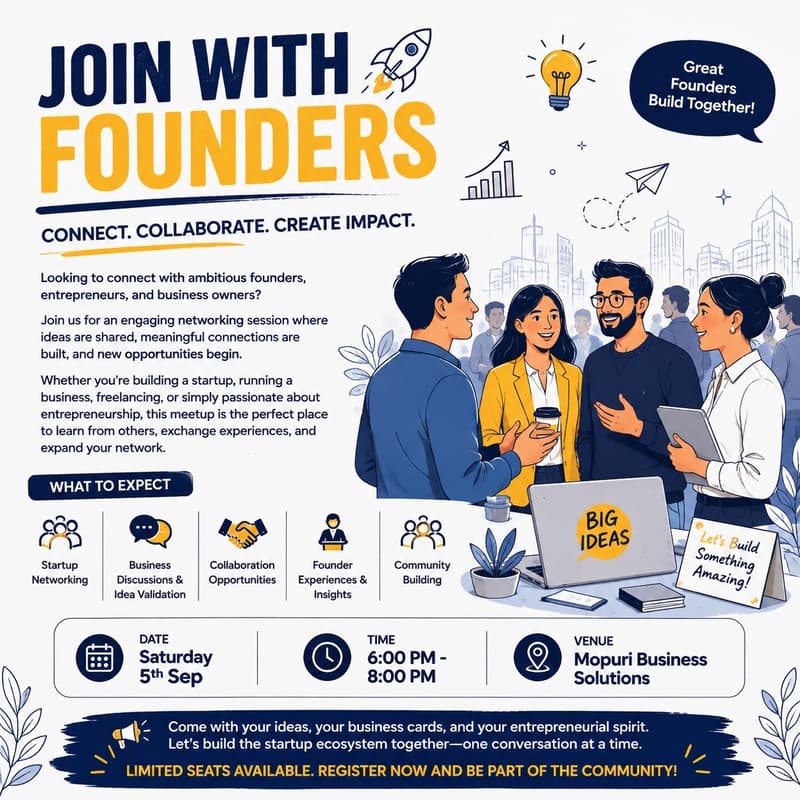 Cover Image for Meet And Greet Fellow Founders