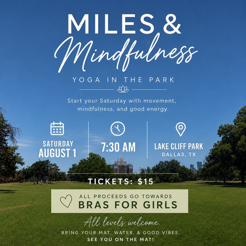 Cover Image for Miles & Mindfulness: Yoga in the Park