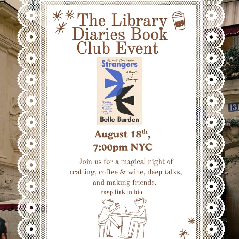 Cover Image for The Library Diaries August Event