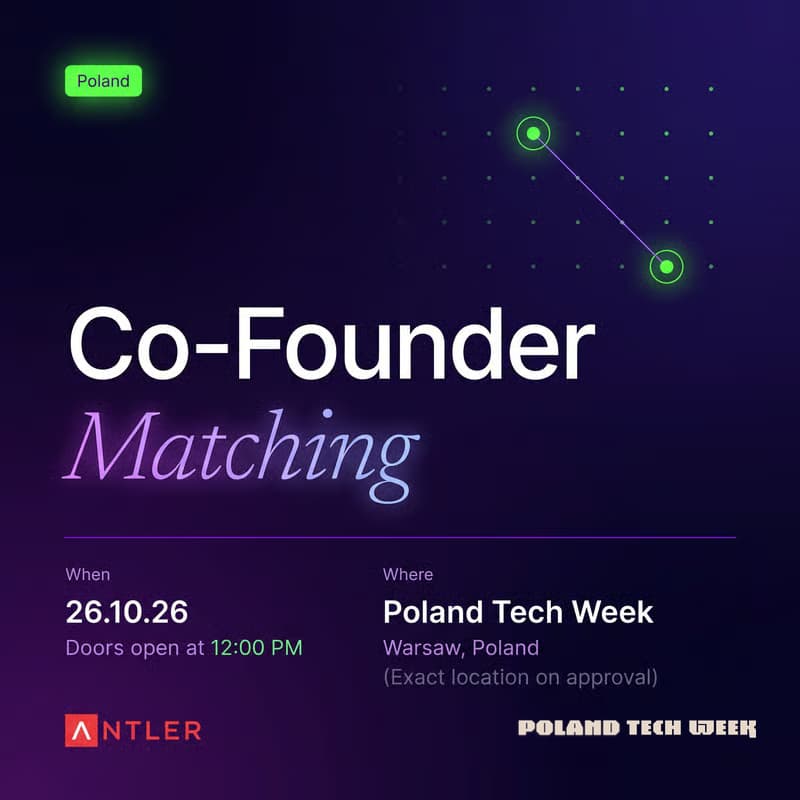 Cover Image for Co-Founder Matching at Poland Tech Week