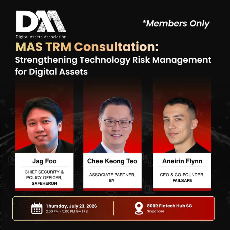 Cover Image for MAS TRM Consultation: Strengthening Technology Risk Management for Digital Assets (Members Only)