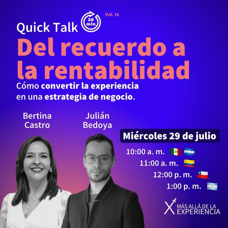 Cover Image for Quick Talk: Del recuerdo a la rentabilidad