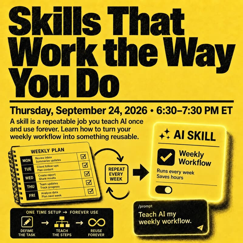 Cover Image for Skills That Work the Way You Do