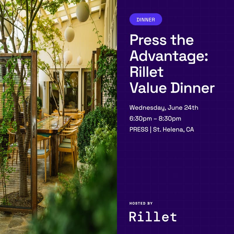 Cover Image for Press the Advantage: Rillet Value Creation Dinner