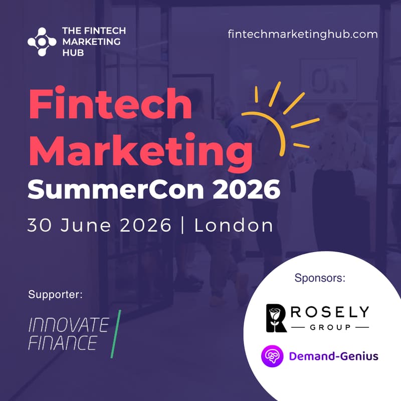 Cover Image for Fintech Marketing SummerCon 2026 - London