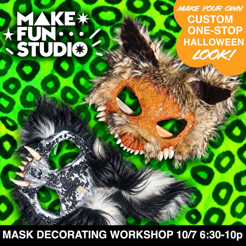 Cover Image for Spooky Mask Decorating Workshop