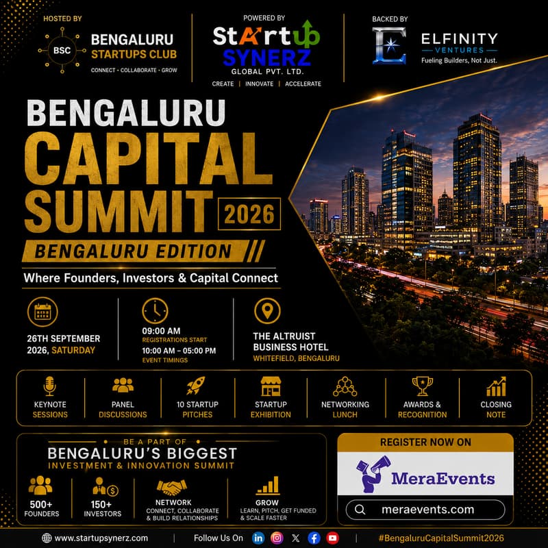 Cover Image for BENGALURU CAPITAL SUMMIT 2026