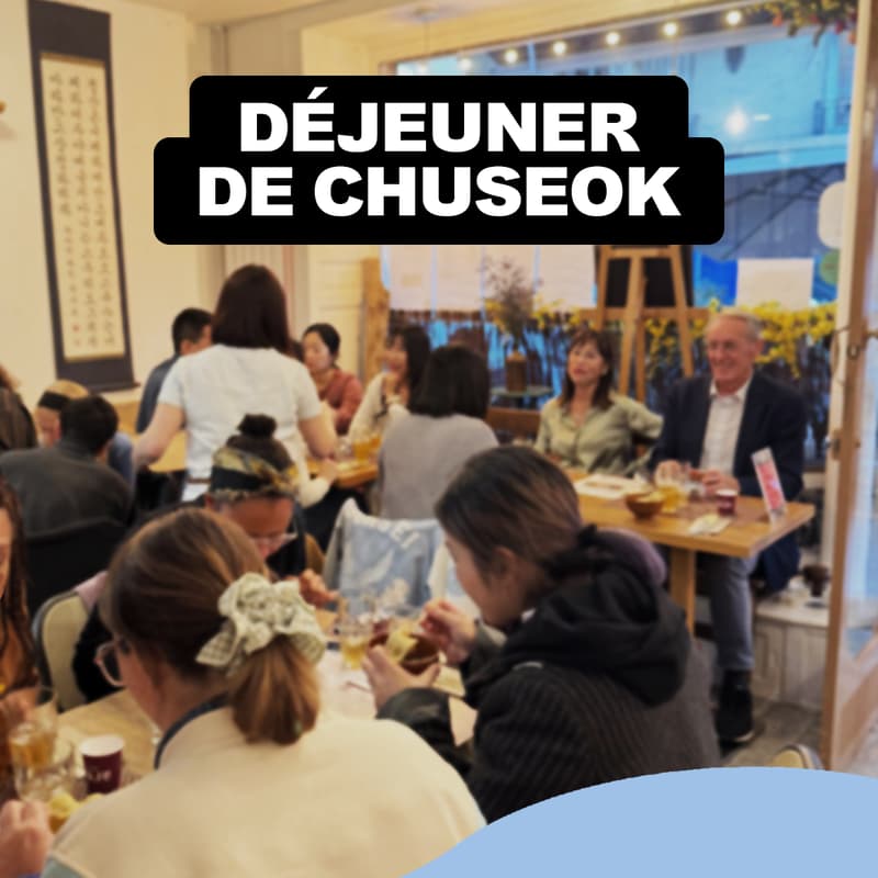 Cover Image for Déjeuner convivial de Chuseok 추석 맞이 특별 친목 점심 모임🌾