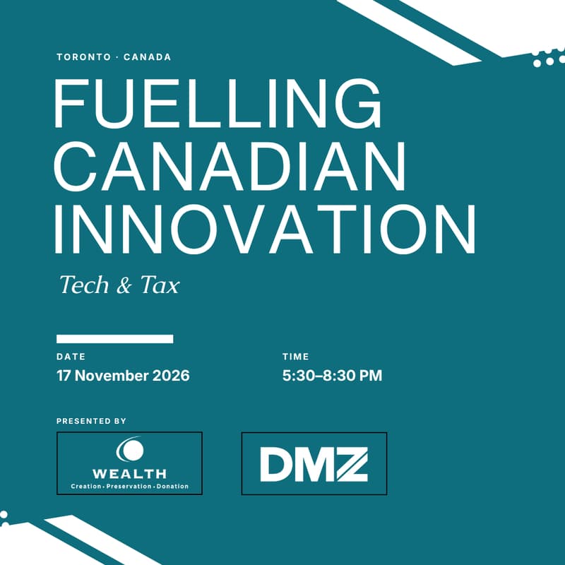 Cover Image for Tech & Tax: Fuelling Canadian Innovation