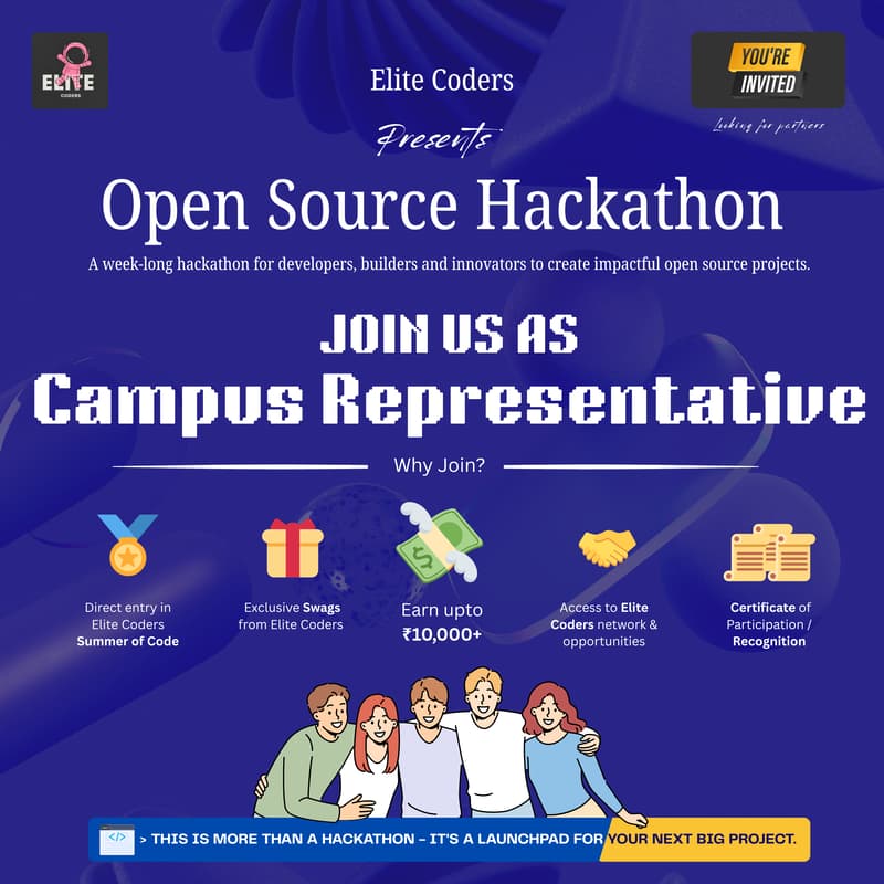 Cover Image for Elite Coders Campus Representative Program