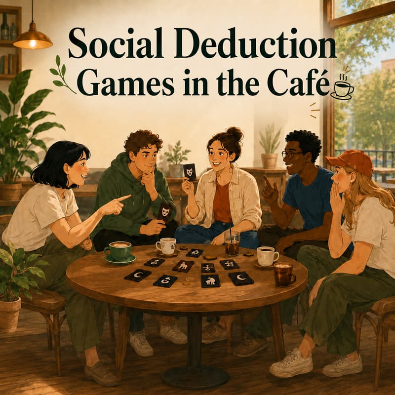 Cover Image for Social Deduction Games in the Café 🌲🌿