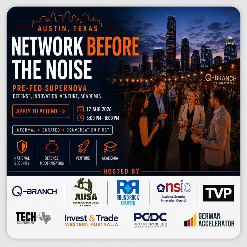 Cover Image for Network Before the Noise: (Pre Fed Supernova) Defense + Innovation Social