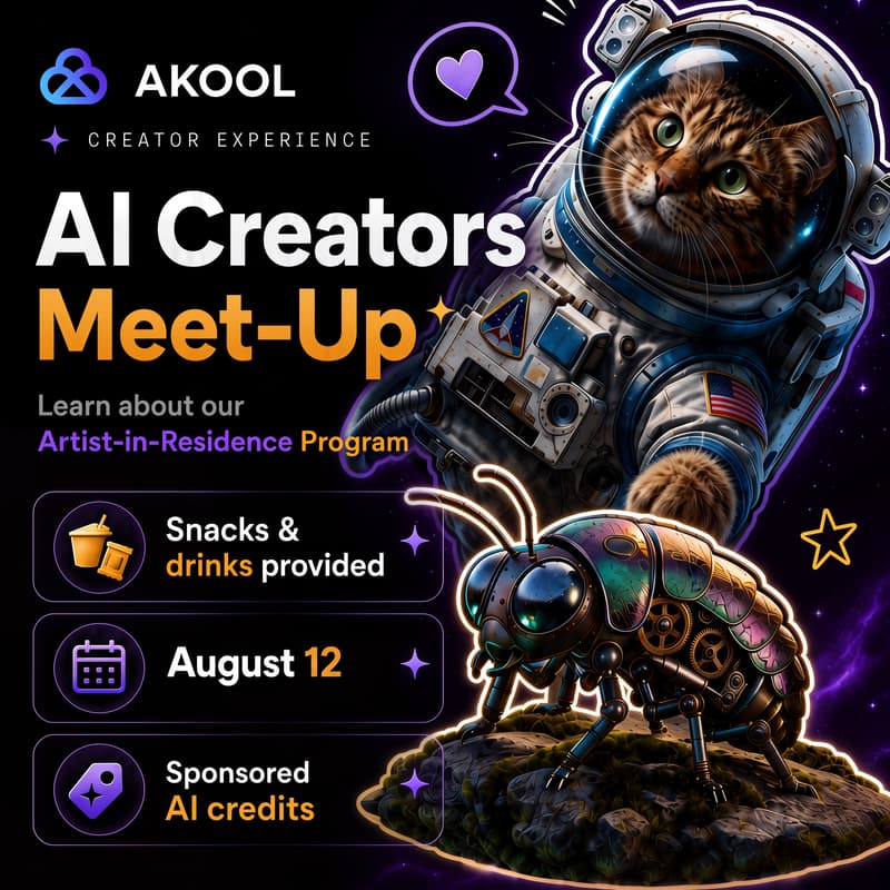 Cover Image for AI Creators Meetup: Build, Experiment & Get Featured