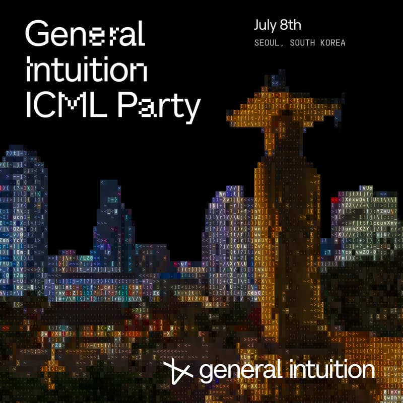 Cover Image for General Intuition ICML 2026 Party
