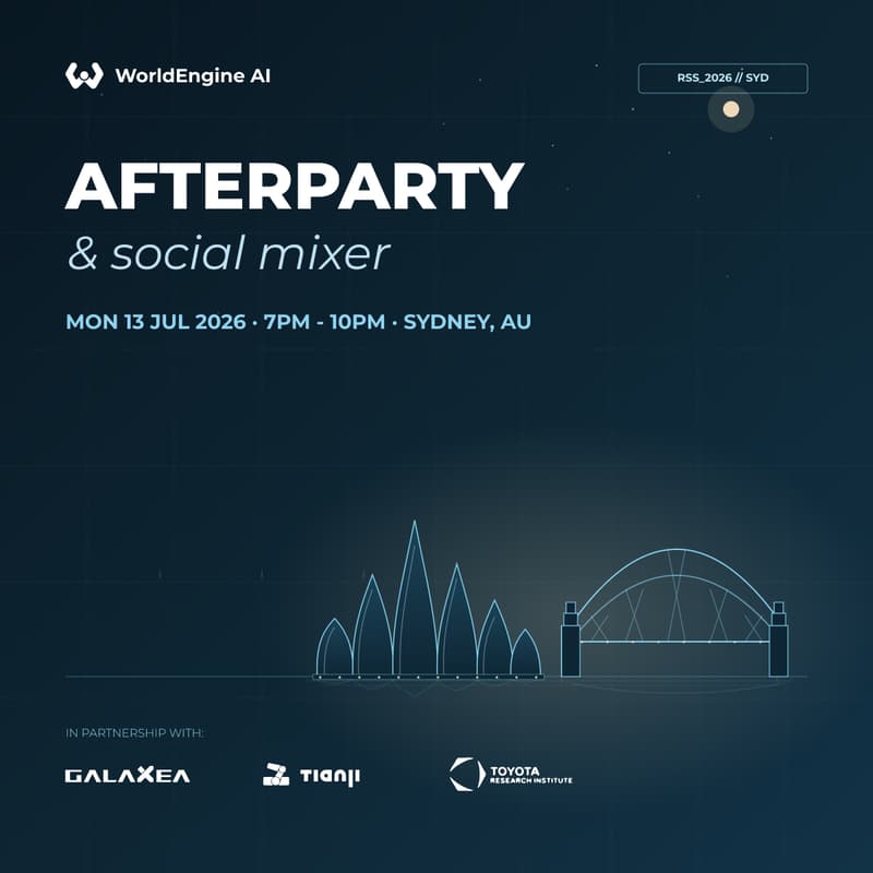 Cover Image for WorldEngine AI & Galaxea RSS 2026 Afterparty & Mixer