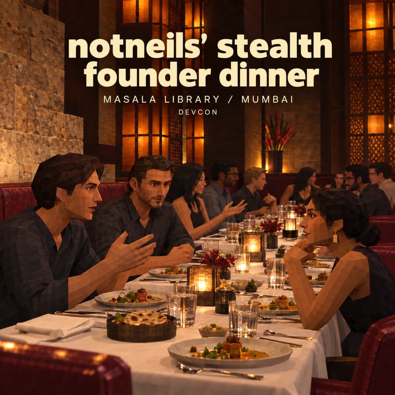 Cover Image for notneils' stealth founder dinner