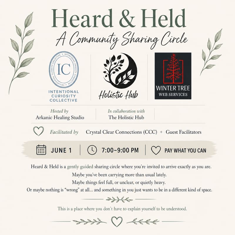 Cover Image for Heard & Held - A Community Sharing Circle