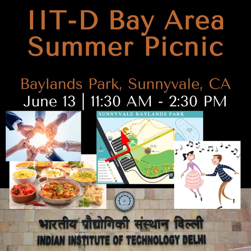 Cover Image for IIT-D Bay Area Summer Picnic