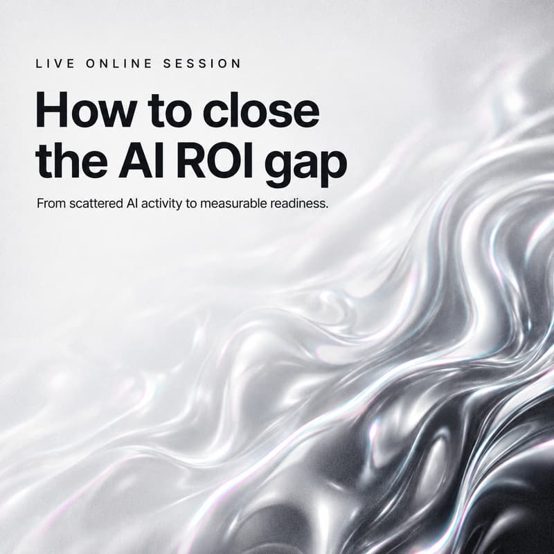 Cover Image for How to close the AI ROI gap